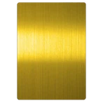 Gold Hairline Stainless Steel