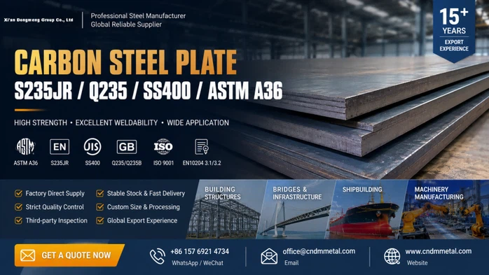 Carbon Steel Plate S235JR Q235 SS400 ASTM A36 Carbon Steel Plate S235JR Q235 SS400 ASTM A36
