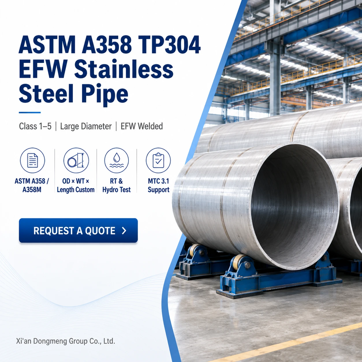 ASTM A358 TP304