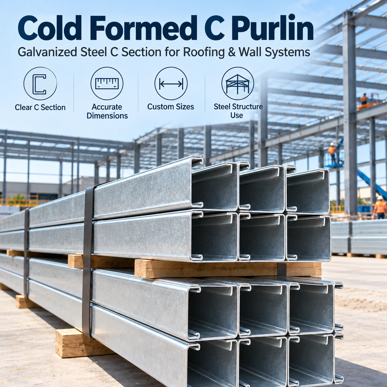 Cold Formed C Purlin