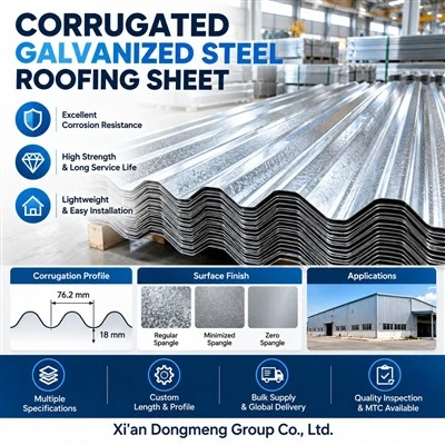 Corrugated Galvanized Steel Roofing Sheet